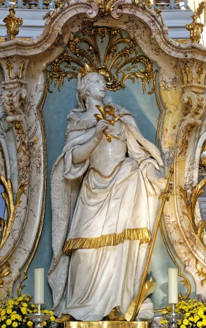 알렉산드리아의 성녀 가타리나_photo by Holger Uwe Schmitt_in the Basilica of the Fourteen Holy Helpers in Bad Staffelstein_Germany.jpg
